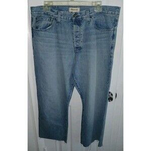 Madewell Men's Jean Size 40 Light Blue Harewood Wash Vintage Bootcut Jeans *flaw
